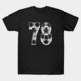 Soccer Number 78 Soccer Jersey #78 Soccer Mom Player Fan T-Shirt